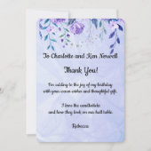 Dank je voor het cadeau bedankkaart (Voorkant)