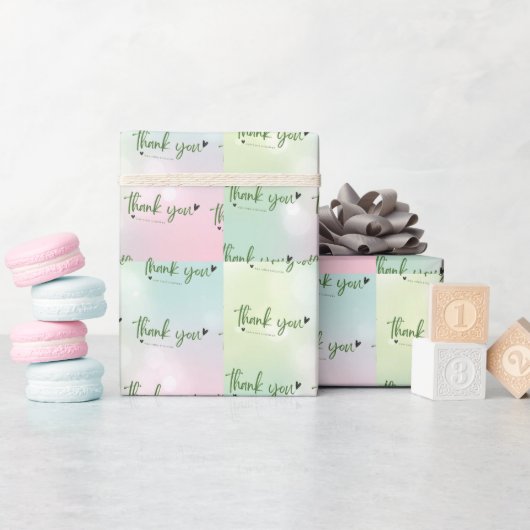 Dank je voor het cadeau cadeaupapier (Baby Shower)