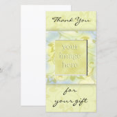 Dank je voor het cadeau -Green Bedankkaart (Voorkant / Achterkant)
