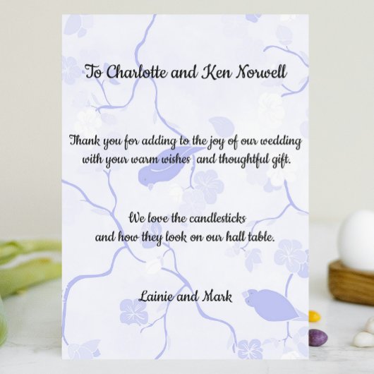 Dank je voor het geschenk bedankkaart