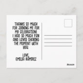 Dank je voor het grappige feestelijke Fiesta Piñat Briefkaart (Achterkant)