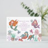 Dank je voor het komen Flat Thank You Kaart (Staand voorkant)