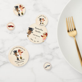 Dank je voor het komen Little Recruit Baby Shower Confetti