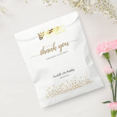 Dank Je Voor Het Komende Gouden Confetti 21e Verja Bedankzakje (Gezegeld)