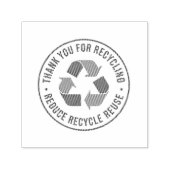 Dank je voor het recyclen zelfinktende stempel (Design)