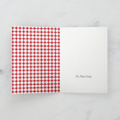 Dank je voor het Rode Lieveheersbeestje Kinderverj Bedankkaart (Binnen)