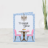 Dank je voor het theepartijtje bedankkaart (Voorkant)