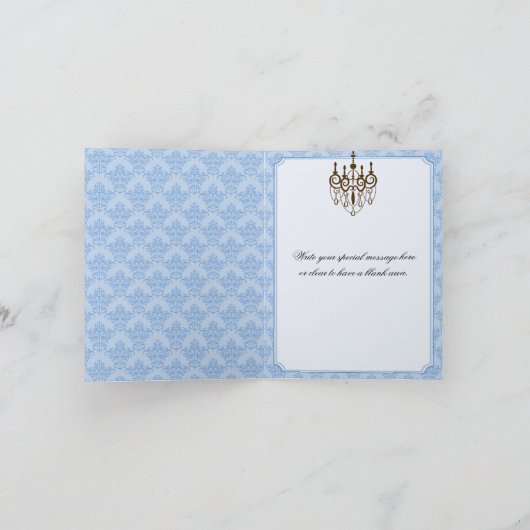 Dank je voor het theepartijtje bedankkaart (Binnen)