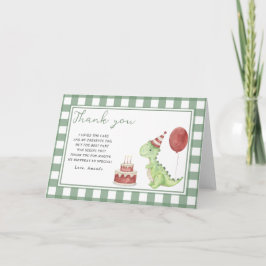 Dank je voor het verjaardagsfeestje van de schatti bedankkaart