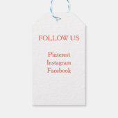 Dank je voor het winkelen bij Handmade Cadeaulabel (Achterkant)