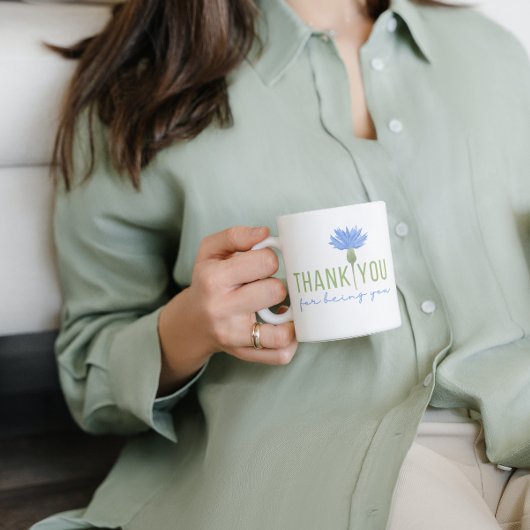 Dank je voor het zijn wie je bent mok