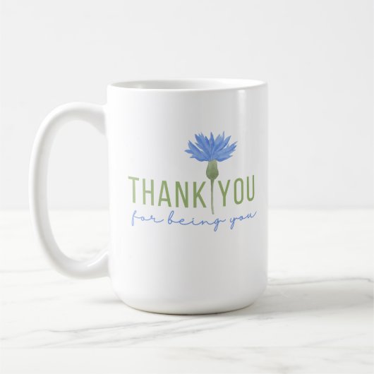 Dank je voor het zijn wie je bent mok (Links)