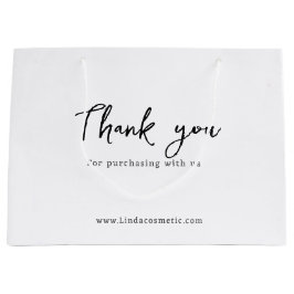 dank je voor je aankoop bij ons, winkelen groot cadeauzakje