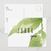 Dank Je Voor Je Aanmoedigende Loofwerk Briefkaart (Voorkant / Achterkant)