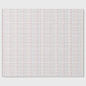 Dank je voor je bestelling Kleurrijk Eenvoudig Mod Cadeaupapier (Vlak)