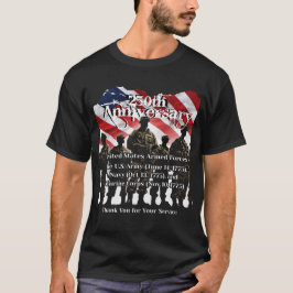 Dank je voor je dienst USA patriottische vlag T-shirt