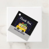 dank je voor je geweldige schoolbuschauffeur bedankjes labels (In situ)