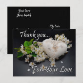 Dank je voor je liefdeskaart briefkaart (Voorkant / Achterkant)