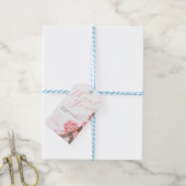 Dank je voor Paris Bruidsuitvaart Cadeaulabel (Met Touw)