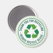 Dank je voor recyclen magneet (Voorkant / Achterkant)