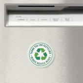 Dank je voor recyclen magneet (Insitu (Vaatwasser))