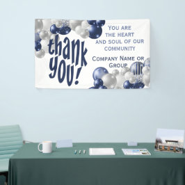 Dank Je Waardering Personeel Vrijwilliger Ballon Spandoek