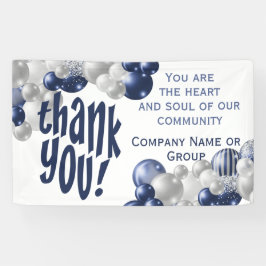 Dank Je Waardering Personeel Vrijwilliger Ballon Spandoek