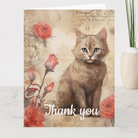 Dank je wel 14 bedankkaart (Voorkant)