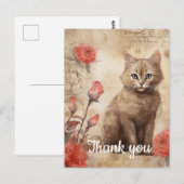 Dank je wel 14 briefkaart (Voorkant / Achterkant)