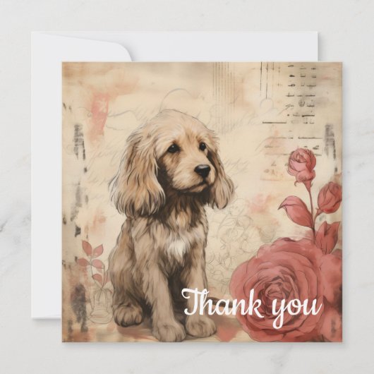 Dank je wel 16 bedankkaart (Voorkant)