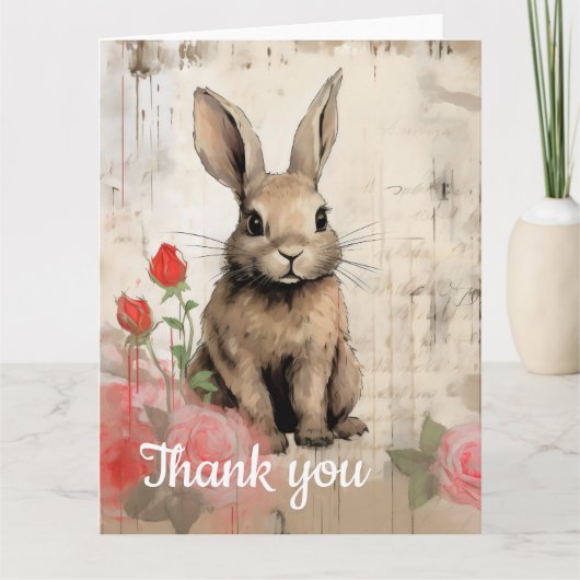 Dank je wel 16 bedankkaart (Voorkant)