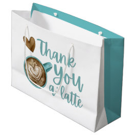 Dank je wel A' Latte-cadeautas Groot Cadeauzakje