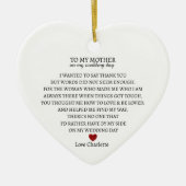 Dank je wel aandenken | Persoonlijke dank u Keramisch Ornament (Voorkant)