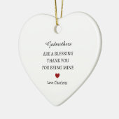 Dank je wel aandenken | Persoonlijke dank u Keramisch Ornament (Links)