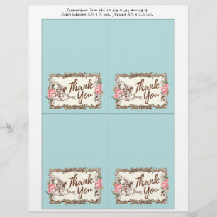 Dank je wel, Alice in wonderland Flyer