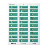 Dank je wel, Apenlabels Etiket (Full Sheet)