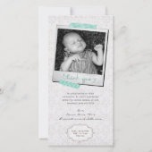 Dank je wel, Baby Boy Blue Washi Tape Bedankkaart (Voorkant)