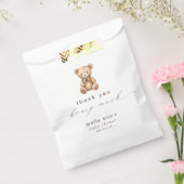 Dank je wel Beary veel neutraal Baby shower Bedankzakje (Gezegeld)