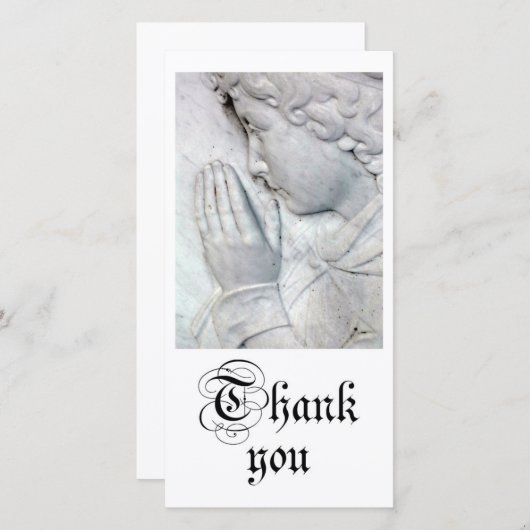 Dank je wel bedankkaart (Voorkant / Achterkant)