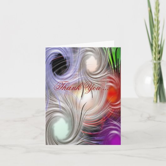 Dank je wel bedankkaart (Voorkant)