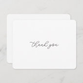 Dank je wel bedankkaart (Voorkant / Achterkant)