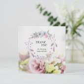 Dank je wel bedankkaart (Staand voorkant)