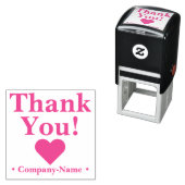 Dank je wel. Bedrijfs Rubberstempel Zelfinktende Stempel (In situ)