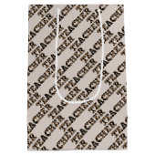 Dank je wel Beste Leraar Aangepaste Citaten Luipaa Medium Cadeauzakje (Achterkant)