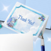 Dank Je Wel Blauwebesjes Kabouter Baby Shower Bedankkaart