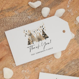 Dank je wel Boho Christmas Cadeaulabel