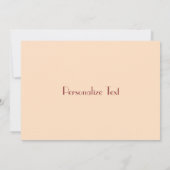 Dank je wel bordeauxrood bloemmotief bedankkaart (Achterkant)