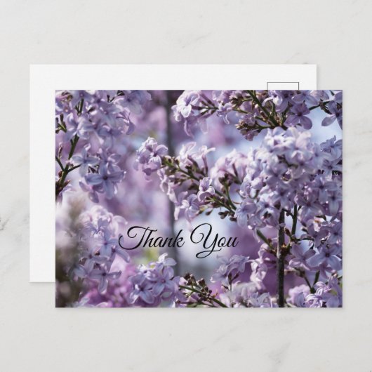 Dank je wel briefkaart (Voorkant / Achterkant)