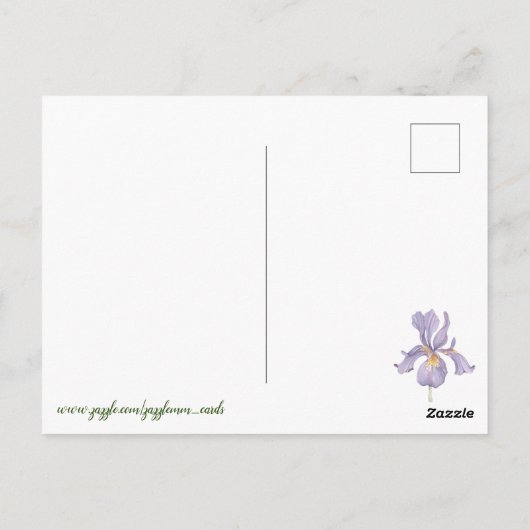 Dank je wel briefkaart (Achterkant)