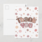 Dank je wel  briefkaart (Voorkant / Achterkant)